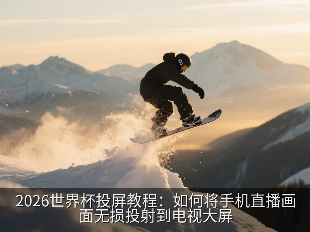 2026世界杯投屏教程：如何将手机直播画面无损投射到电视大屏